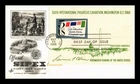 DR JIM STAMPS US COVER SIPEX WASHINGTON DC SOUVENIR SHEET FDC ARTCRAFT
