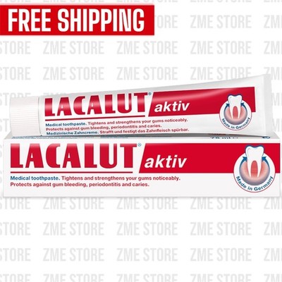 Lacalut AKTIV Bleeding Gums Medical Toothpaste 75ml  MADE in GERMANY
