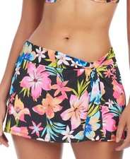 Bleu by Rod Beattie X6531 Sweet Escape Draped Swim Skirt Bottom, Multi, 14