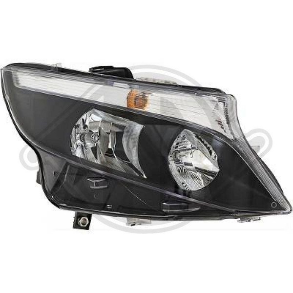 Hauptscheinwerfer Diederichs 1668082 Hd Priority Parts FüR Mercedes Benz Rechts-image