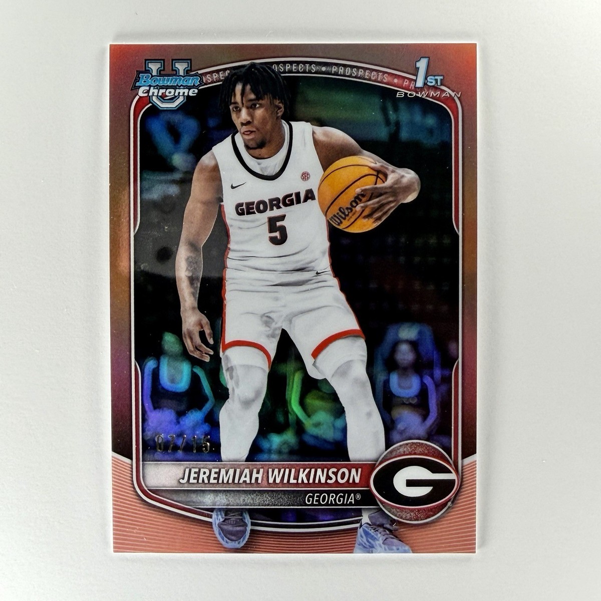 2025-26 Bowman Basketball - Jerimiah Wilkinson 1st - ROSE GOLD 
