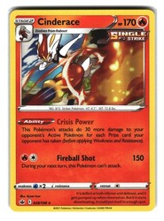 Cinderace 028/198 Holo Rare Chilling Reign
