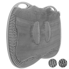 XL Shower Foot Scrubber Mat, Silicone Feet Massage Cleaner Dead Skin Toes Cle...