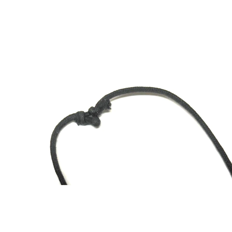 Collar artesanal con cuentas de cuero con cordones Boho 23" hecho a mano multicolor Foto 3 de 4