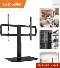Universal Swivel TV Stand/Base Table Top TV Stand 32 to 65 inch TVs 80 Degree...