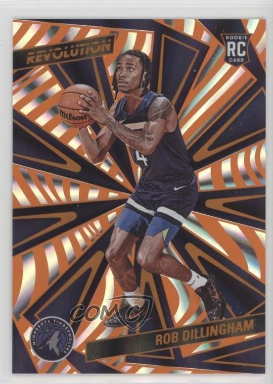2024-25 Panini Revolution Rookies Sunburst /75 Rob Dillingham #105 0i8b