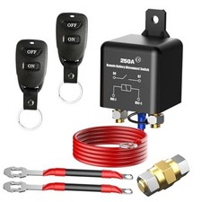 Side Post Remote Battery Disconnect Switch 12v, 250A, side 250A remote switch