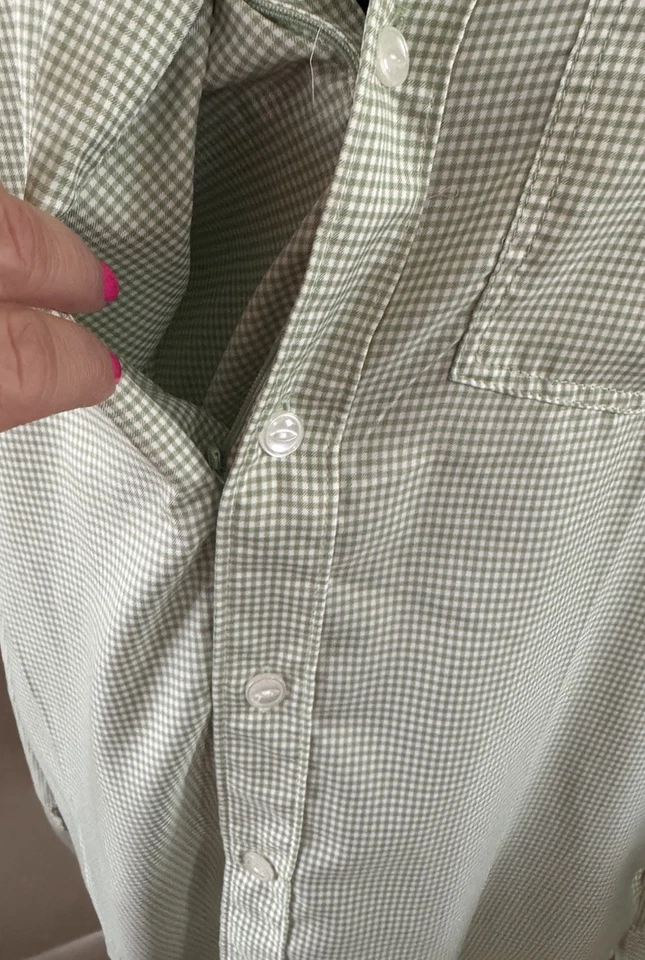 Mountain Khakis Shirt Mens M Davidson Stretch Oxford Checkered Classic Fit - Image 2 of 4