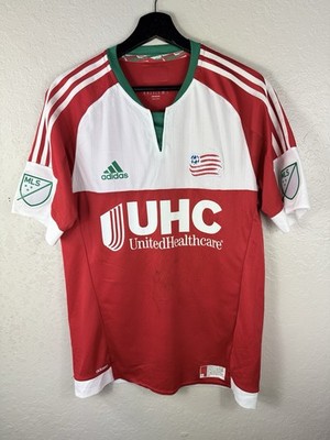 Adidas Jersey Mens Size M Red New England Revolution 2014/15 MLS Climacool