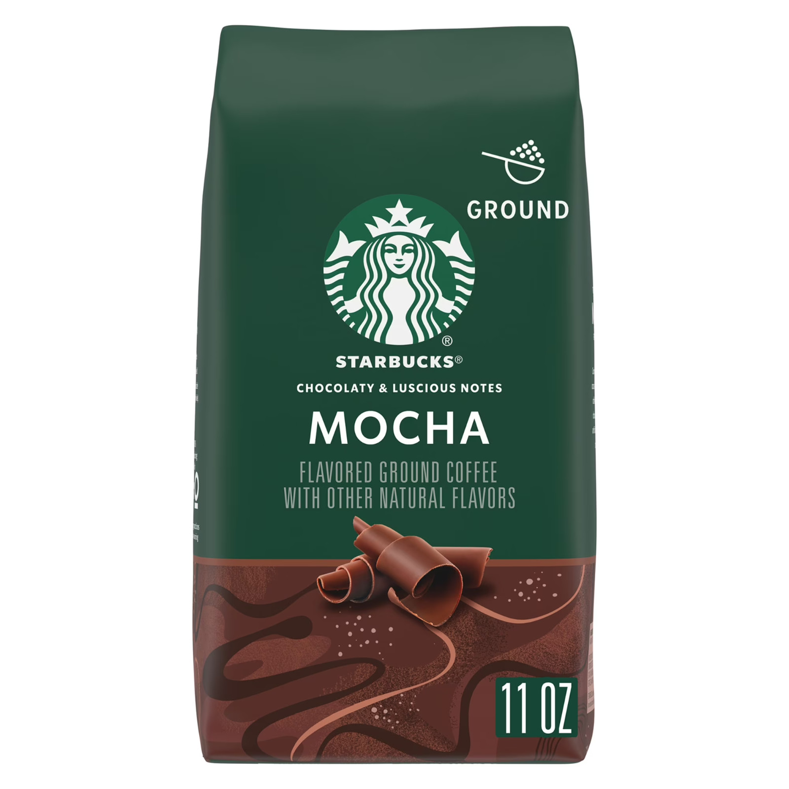 Starbucks Arabica Beans Mocha, Naturally Flavored, Ground Co