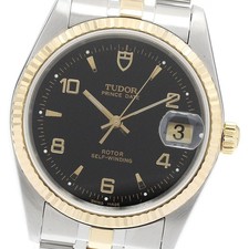 TUDOR Prince Date 74033 black Dial Automatic Men's Watch 920811