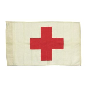 VIETNAM ERA US NYLON/WOOL FIELD MEDICAL FLAG 1968 DSA VALLEY FORGE CONTRACT NOS
