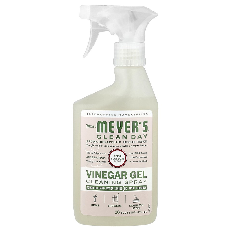 Vinegar Gel Cleaning Spray, Apple Blossom, 16 fl oz (473 ml)