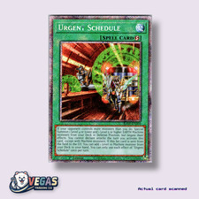 Urgent Schedule RA05-EN064 1st Edition Platinum Secret Rare NM Yu-Gi-Oh