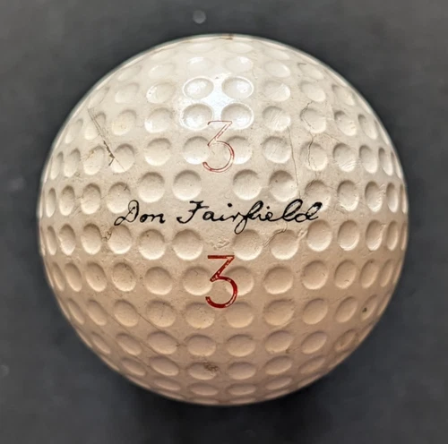 vtg - DON FAIRFIELD - Signature golf ball - Spalding