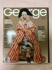 George Magazine Demi Moore Sex & Politics JFK Jr Interview June / July 1996 VGC