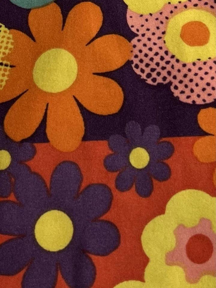 Leggings LuLaRoe OS Talla Única HIPPIE Floral Retro DAISY Coloridos Cintura Elástica Foto 2 de 4