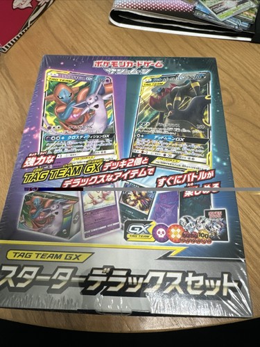 Pokemon Card Game Sun & Moon TAG TEAM GX Starter Deluxe Set Trading Mew Yveltal