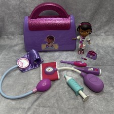 Disney Doc McStuffins Doll  Glitter Fashion Medical Kit Doctor Vet Bag Case