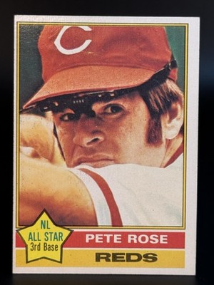 1976 Topps - Pete Rose #240 NRMT, High Gloss! Sharp Corners! Tiny Scratch Read.
