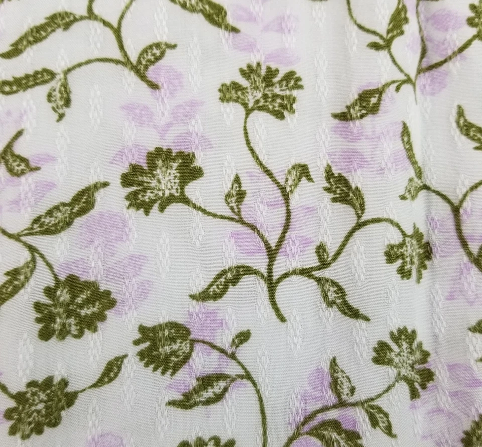 Top CASLON para mujer mediano M floral manga 3/4 primavera verano transparente texturizado Foto 3 de 4