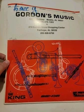 Vintage UMI All American Music Festival Folder Made In USA Gordon's King