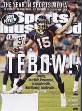 Tim Tebow 2011 Sports Illustrated Magazine Florida Gators Broncos Bill Cowher *