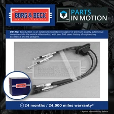 Gear Change Cable fits FIAT DOBLO 1.9D 01 to 10 B&B 46806267 46806268 46807039