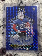 2024 MOSAIC RAY DAVIS ROOKIE BLUE PRIZM AUTO 04/99 BILLS #387