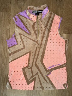 Jamie Sadock Sleeveless Contessa Golf Shirt 61250 Size Small