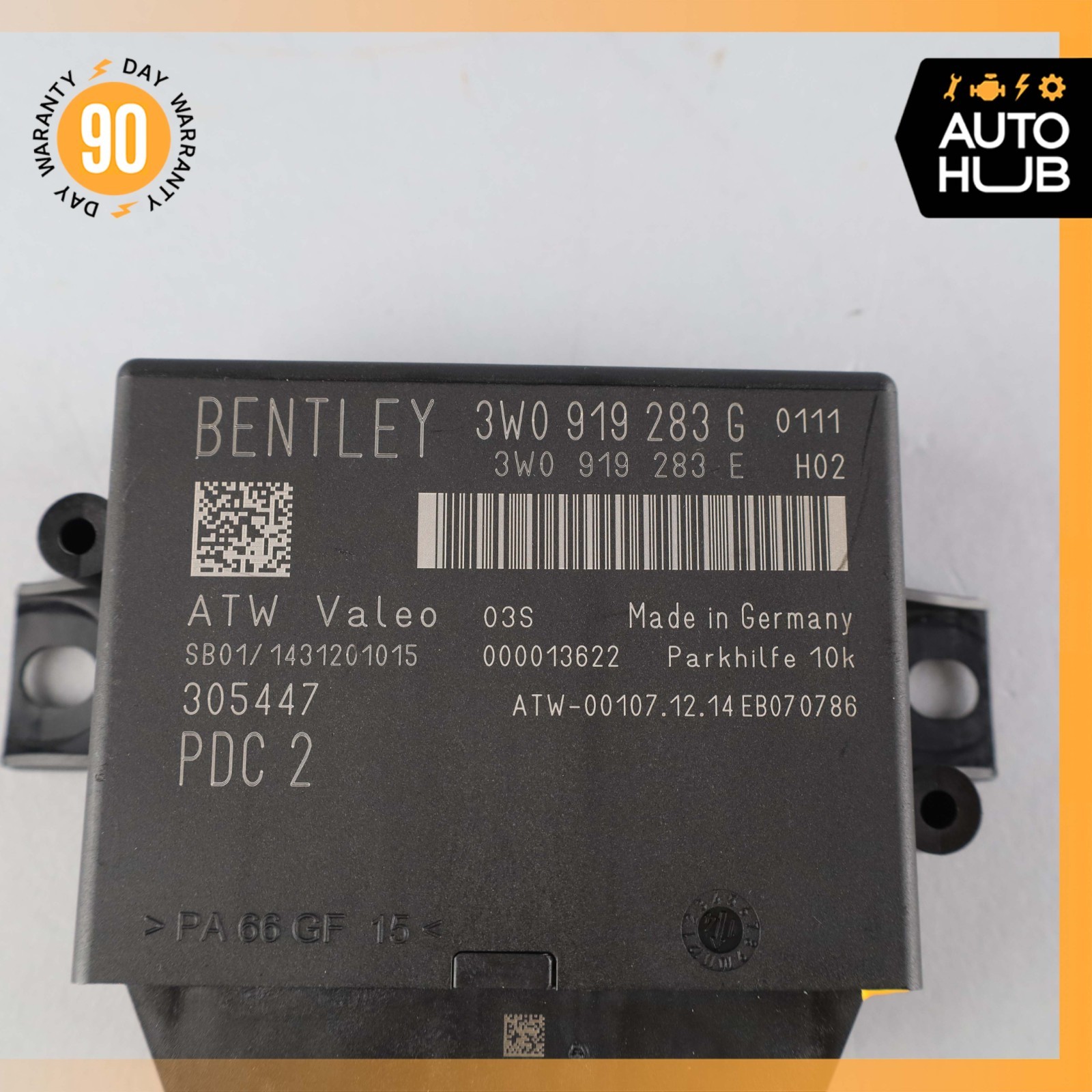 12-18 Bentley Continental GT GTC Park Parking Assist Control Module OEM