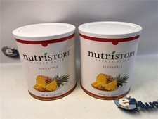 (1) Partia (2) Nutristore Liofilizowane ananasy 12,1 uncji puszek