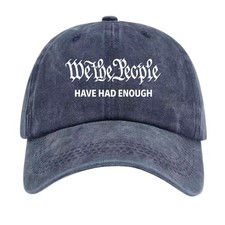 We The People Have Had Enough Patriotic Dad Hat Freedom USA Baseball Cap Unisex