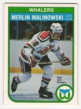 1982-83 O-Pee-Chee #128 Merlin Malinowski Whalers