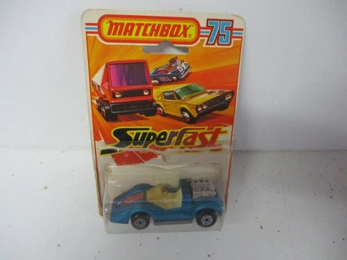 Matchbox Lesney Superfast SF55 Hellraiser- blue, unsealed blistercard