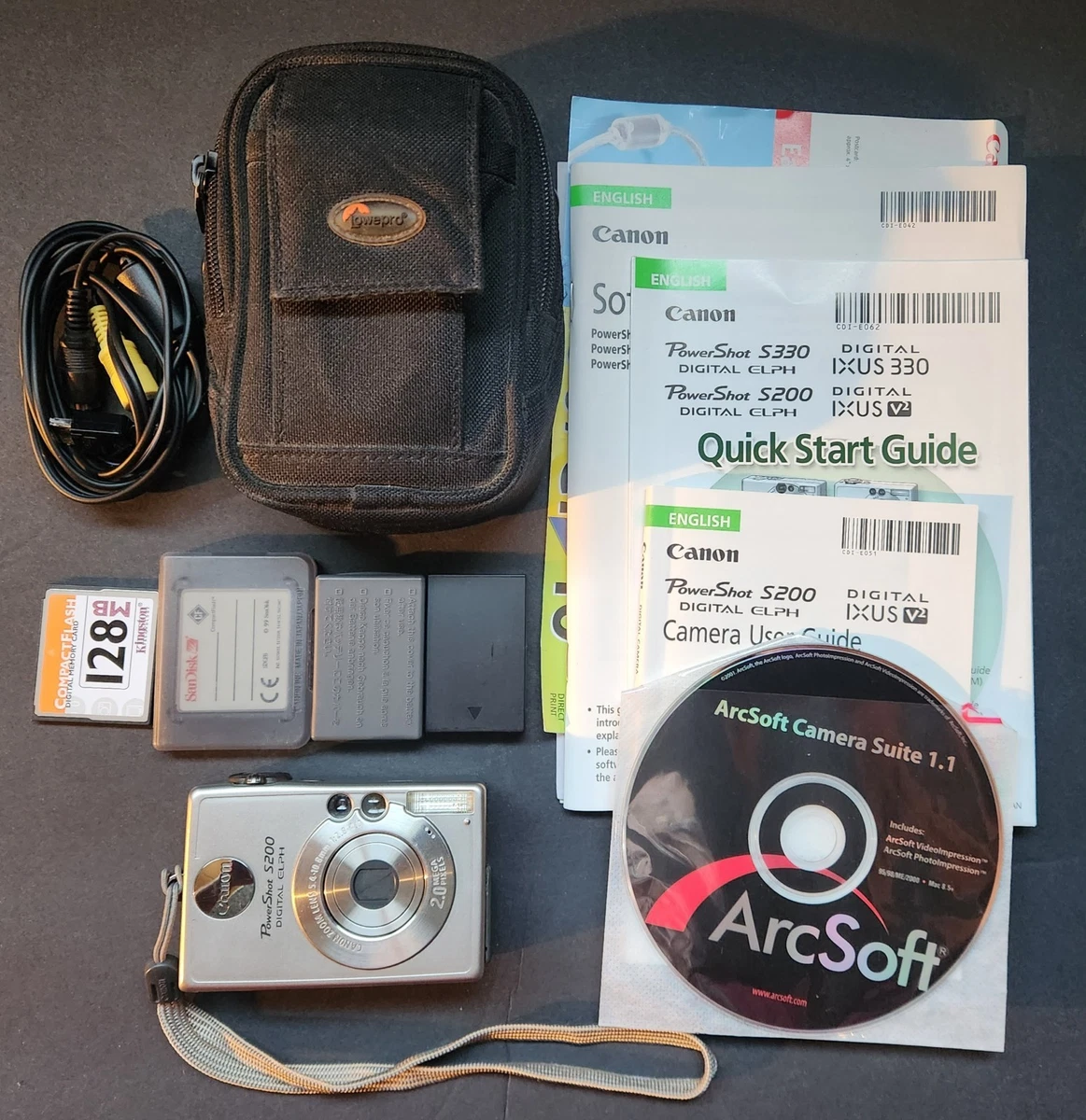 Canon PowerShot S200 ブラック 充電器付 元箱・説明書付 Canon PowerShot S200 Digital Cameras for sale - eBay