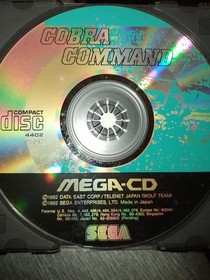 Sega Mega Cd Sol-Feace and Cobra Command Box set game.