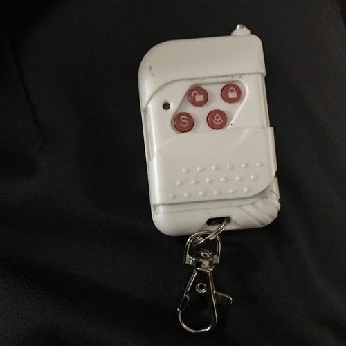Wireless Remote Control Working with  Home Alarm System White 433 Mh