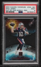 2021 Panini Clearly Donruss Out of this World Red 19/49 Mac Jones PSA 9 MINT ew2