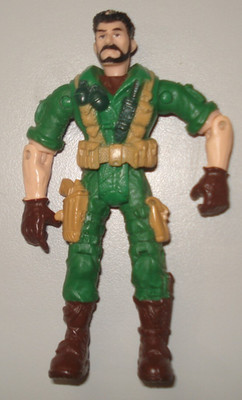 Lanard The Corps Commando Force Zander ''Crash'' Baptiste 4'' Action Figure