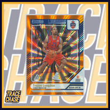 2024-25 Panini Donruss EuroLeague BK Trajan Langdon Orange Laser 26/75 #194