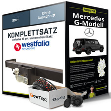 Für MERCEDES G-Modell Typ W461,463 Anhängerkupplung starr +eSatz 13pol uni 89-18 Für MERCEDES G-Modell Typ W461,463 Anhängerkupplung starr +eSatz 13pol uni 89-18