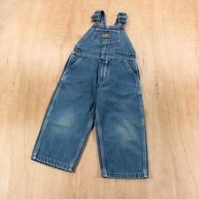 vtg OSHKOSH B'GOSH Vestbak denim overalls 4 TODDLER tag vtg 80s 90s usa made