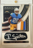 2022 PANINI IMMACULATE ROOKIE EYE BLACK AUTO PATCH #REB-ISP ISAIAH SPILLER /99