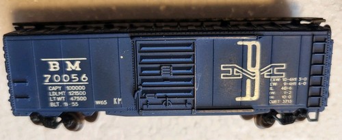 TRIX AUSTRIA - Escala N - Coche Caja Puerta Enchufe BM - BM 70056 - AZUL | Zustand: Used