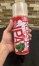 Samuel Adams Rebel IPA Red Spray Paint Can Beer Tap Handle 10" w/Lid Boston Ale