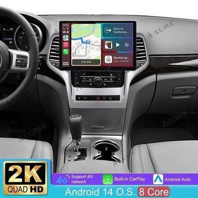 13.1'' 4G+64G Android 14 Autoradio Für Jeep Grand Cherokee GPS FM CarPlay BT WIFI