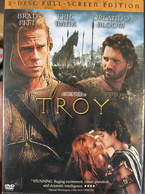 #ad Troy DVD 2004 Disc Only $2.19