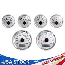 Universal 6 Gauge Kit Gps Speedometer Fit Car Marine Boat Truck Yacht Waterproof