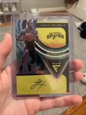 2020-21 Panini Flux Ultraviolet Signatures Lonnie Walker IV #UV-LWK (AU)